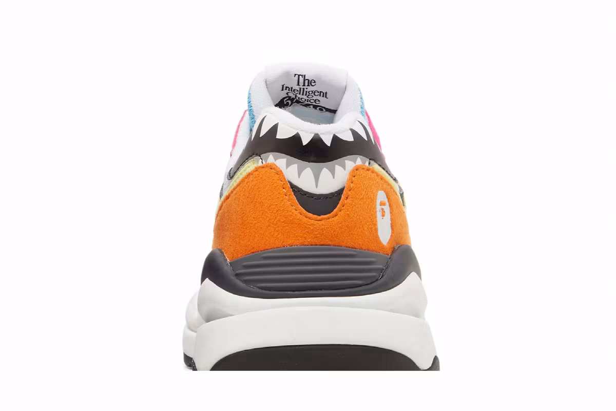 BAPE x New Balance 57/40 Multi-Color, view 8