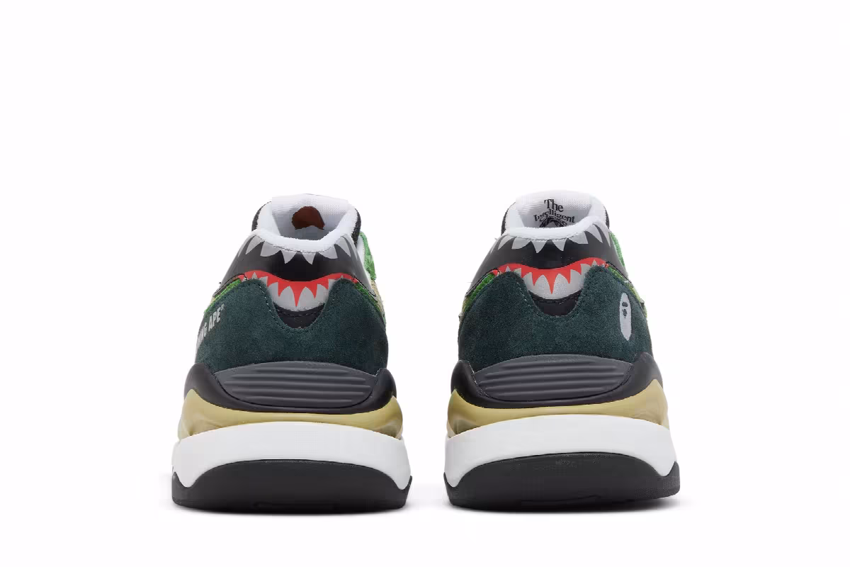 BAPE x New Balance 57/40 Green, view 7