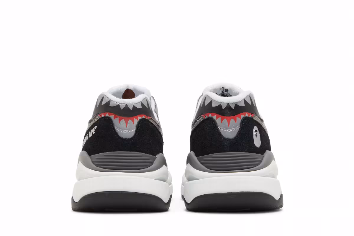 BAPE x New Balance 57/40 Grey, view 7