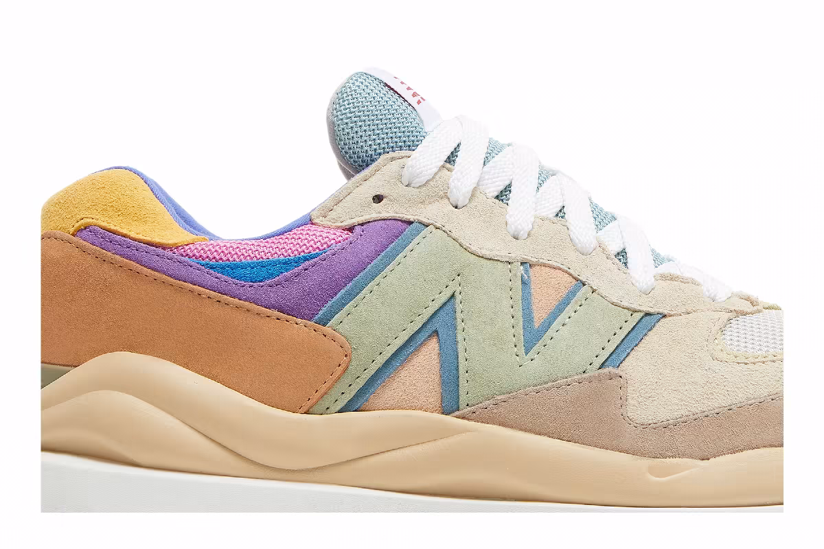 New Balance 57/40 Calm Taupe Vibrant Apricot, view 3