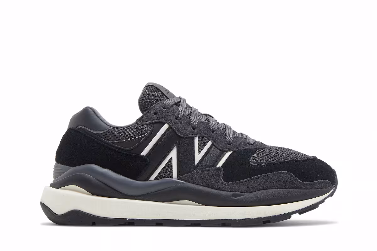 New Balance Women's 57/40 Black Dark Grey, view 2