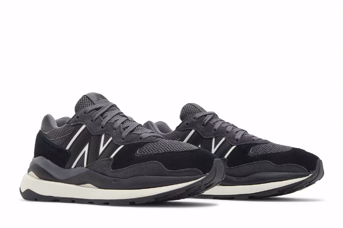 New Balance Women's 57/40 Black Dark Grey, view 9