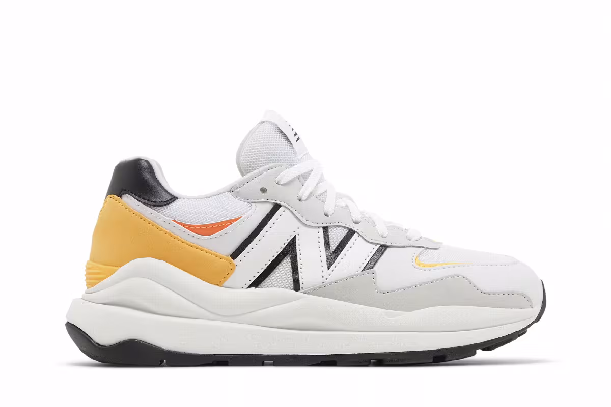 New Balance 57/40 Big Kid Summer Fog Peach Glaze, view 2
