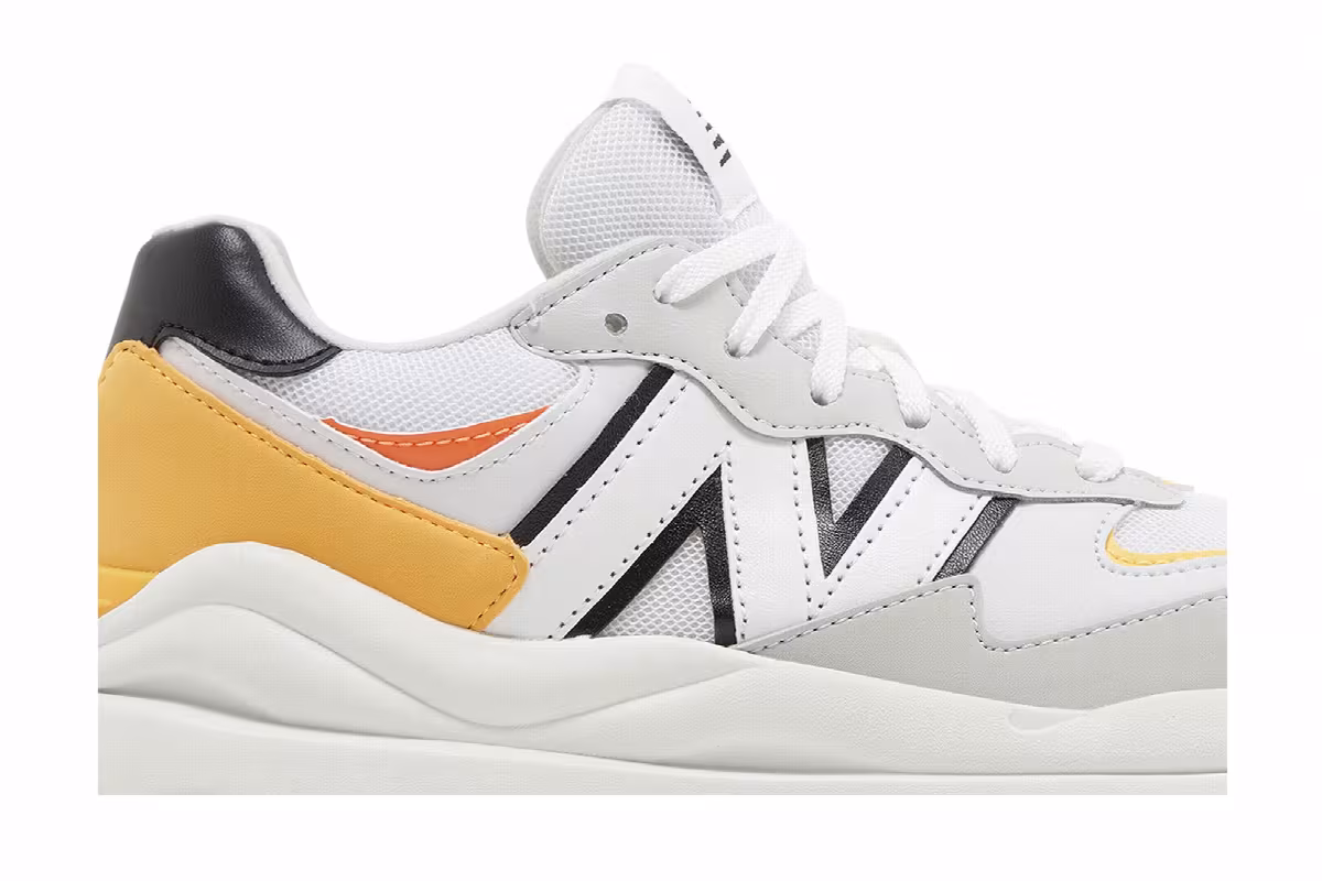 New Balance 57/40 Big Kid Summer Fog Peach Glaze, view 3