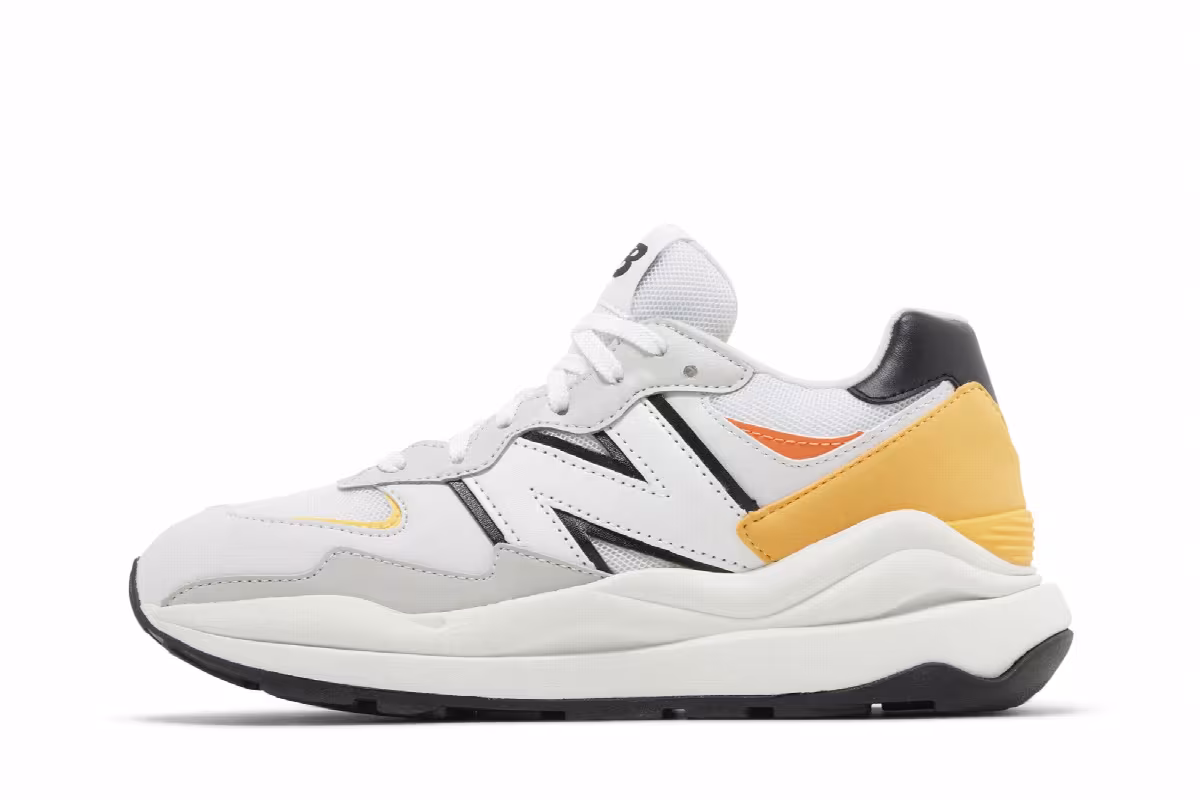 New Balance 57/40 Big Kid Summer Fog Peach Glaze, view 4