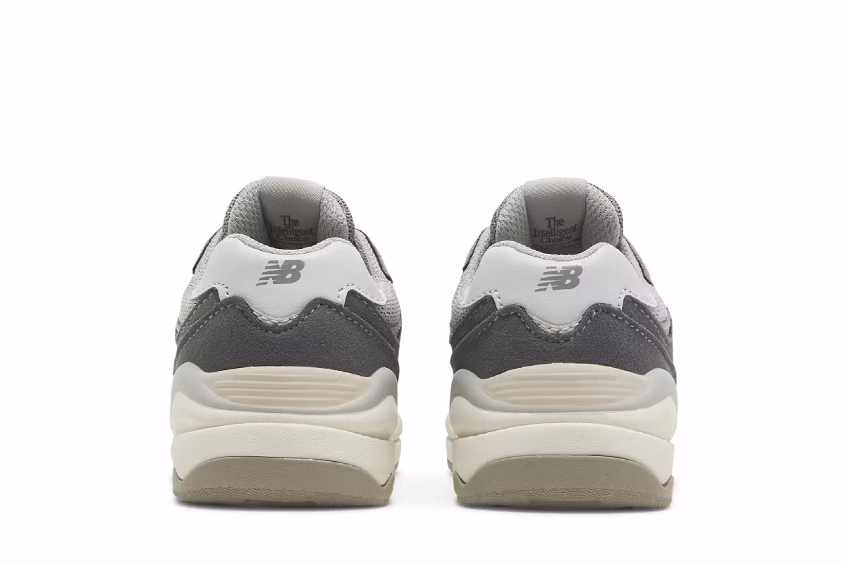 New Balance 57/40 Bungee Toddler Castlerock Moonbeam, view 7