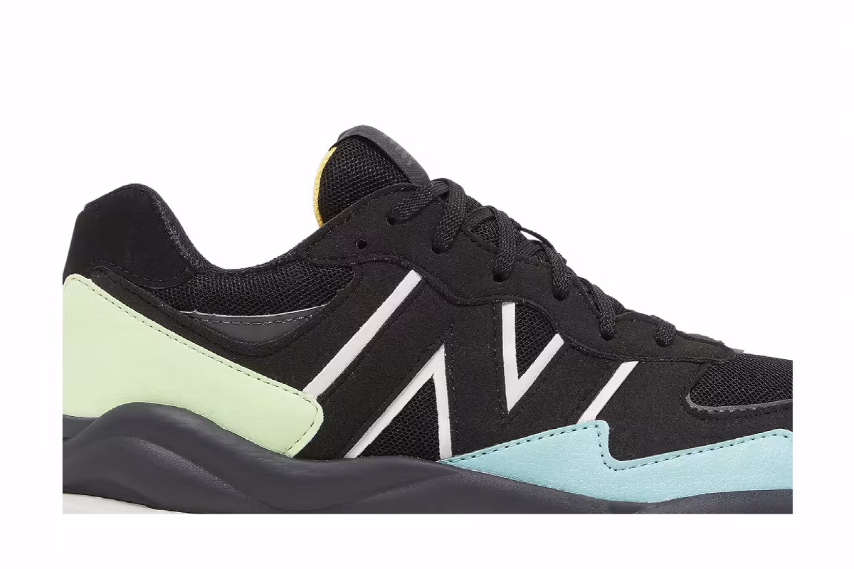 New Balance 57/40 Big Kid Black Vibrant Spring Glow, view 3