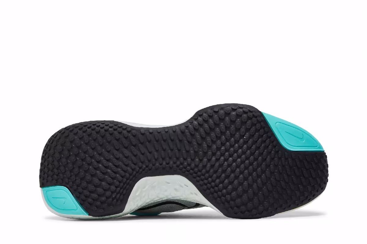 Nike ZoomX Invincible Run Flyknit Grey Fog Dynamic Turquoise, view 5