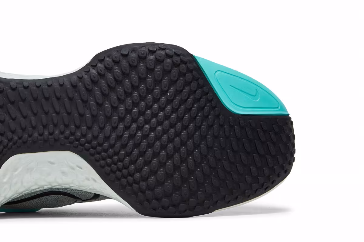 Nike ZoomX Invincible Run Flyknit Grey Fog Dynamic Turquoise, view 6