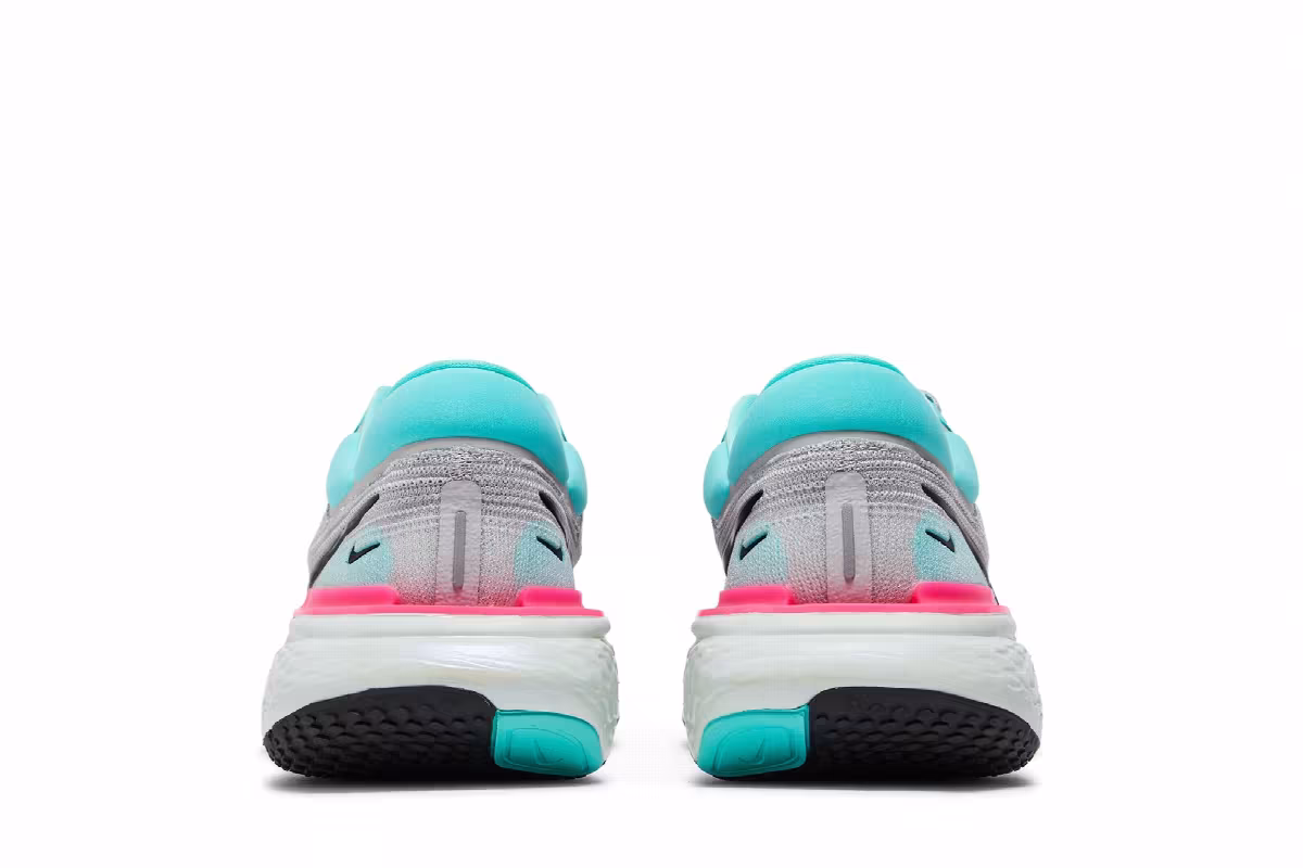 Nike ZoomX Invincible Run Flyknit Grey Fog Dynamic Turquoise, view 7