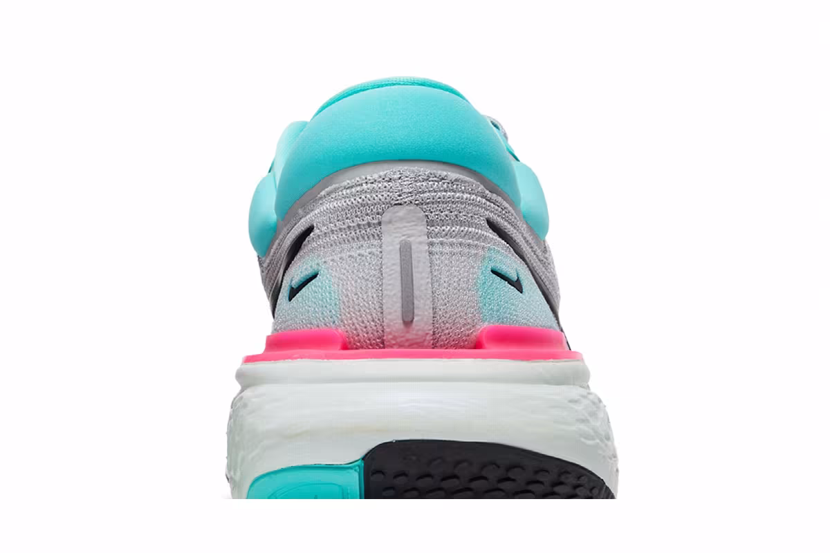 Nike ZoomX Invincible Run Flyknit Grey Fog Dynamic Turquoise, view 8