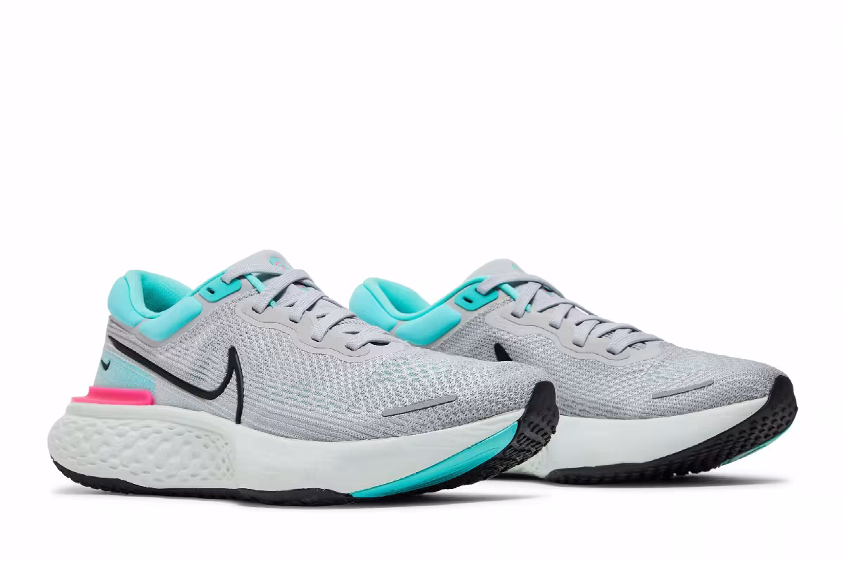 Nike ZoomX Invincible Run Flyknit Grey Fog Dynamic Turquoise, view 9