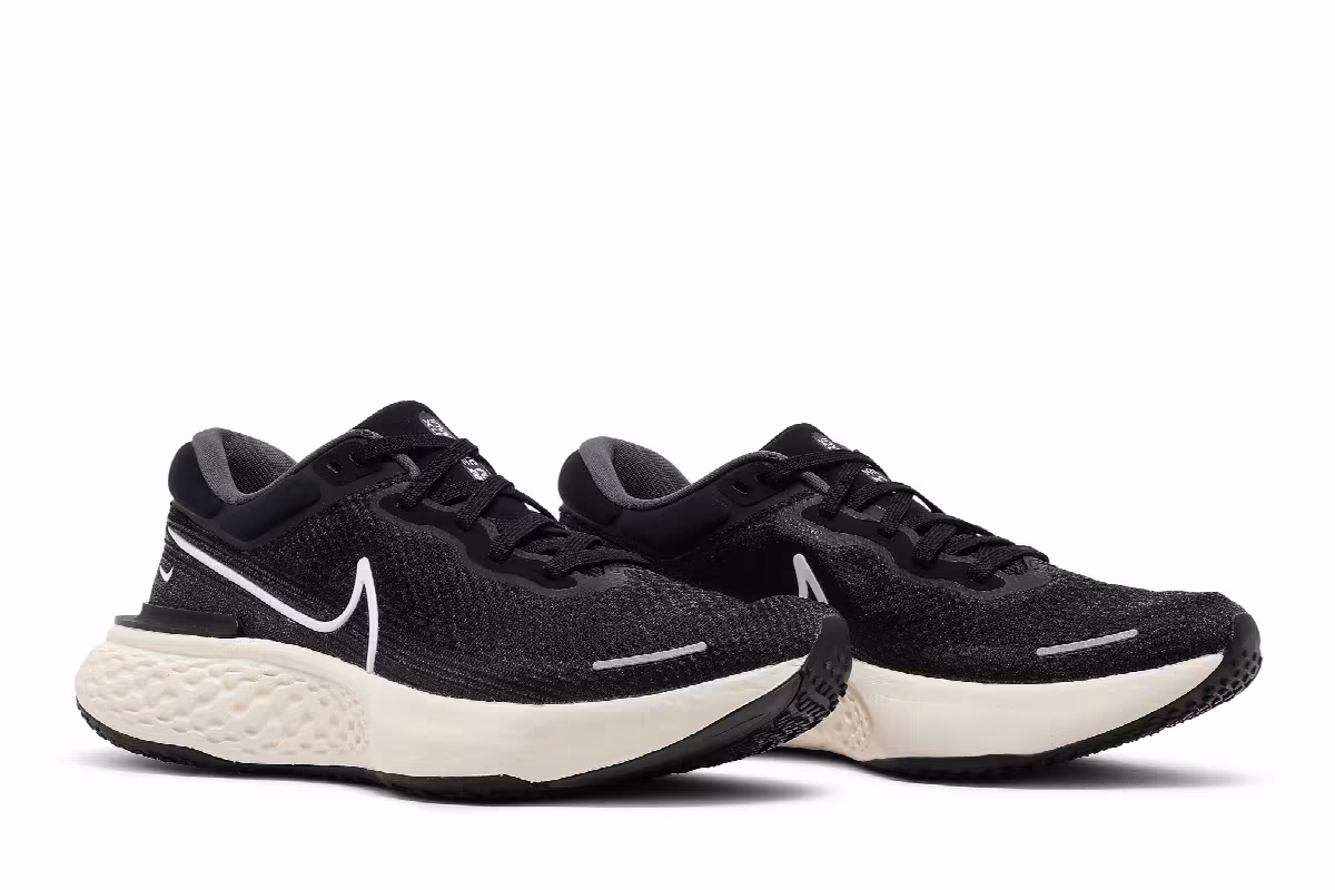 Nike ZoomX Invincible Run Flyknit Black White, view 9