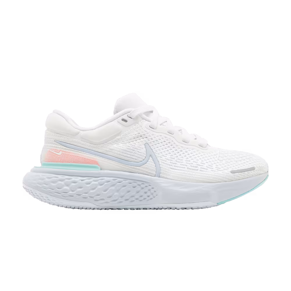 Nike Women's ZoomX Invincible Run Flyknit White Dynamic Turquoise