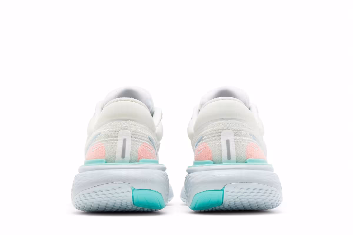 Nike Women's ZoomX Invincible Run Flyknit White Dynamic Turquoise, view 7