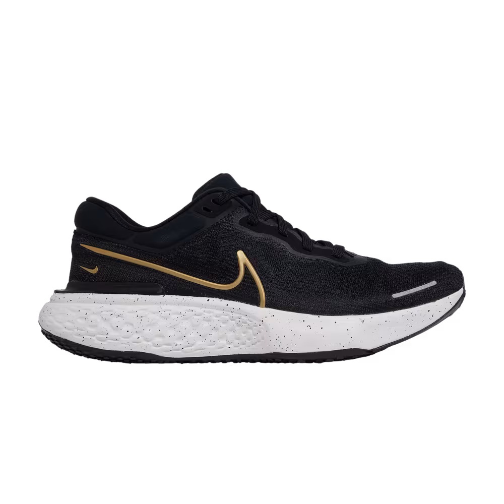 Nike ZoomX Invincible Run Flyknit Black Metallic Gold
