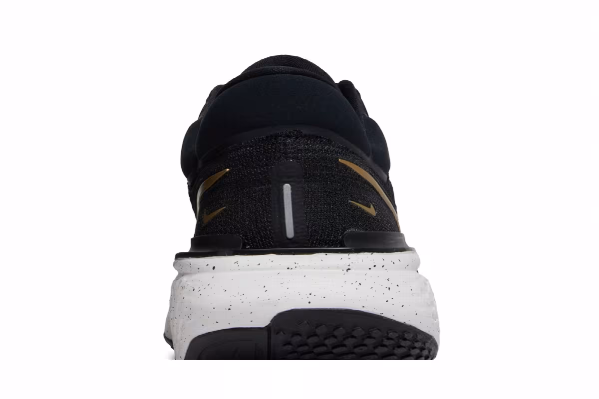 Nike ZoomX Invincible Run Flyknit Black Metallic Gold, view 8