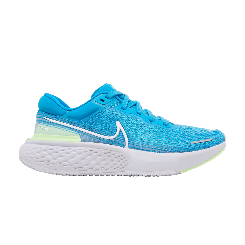 Nike ZoomX Invincible Run Flyknit Blue Orbit Lime Glow