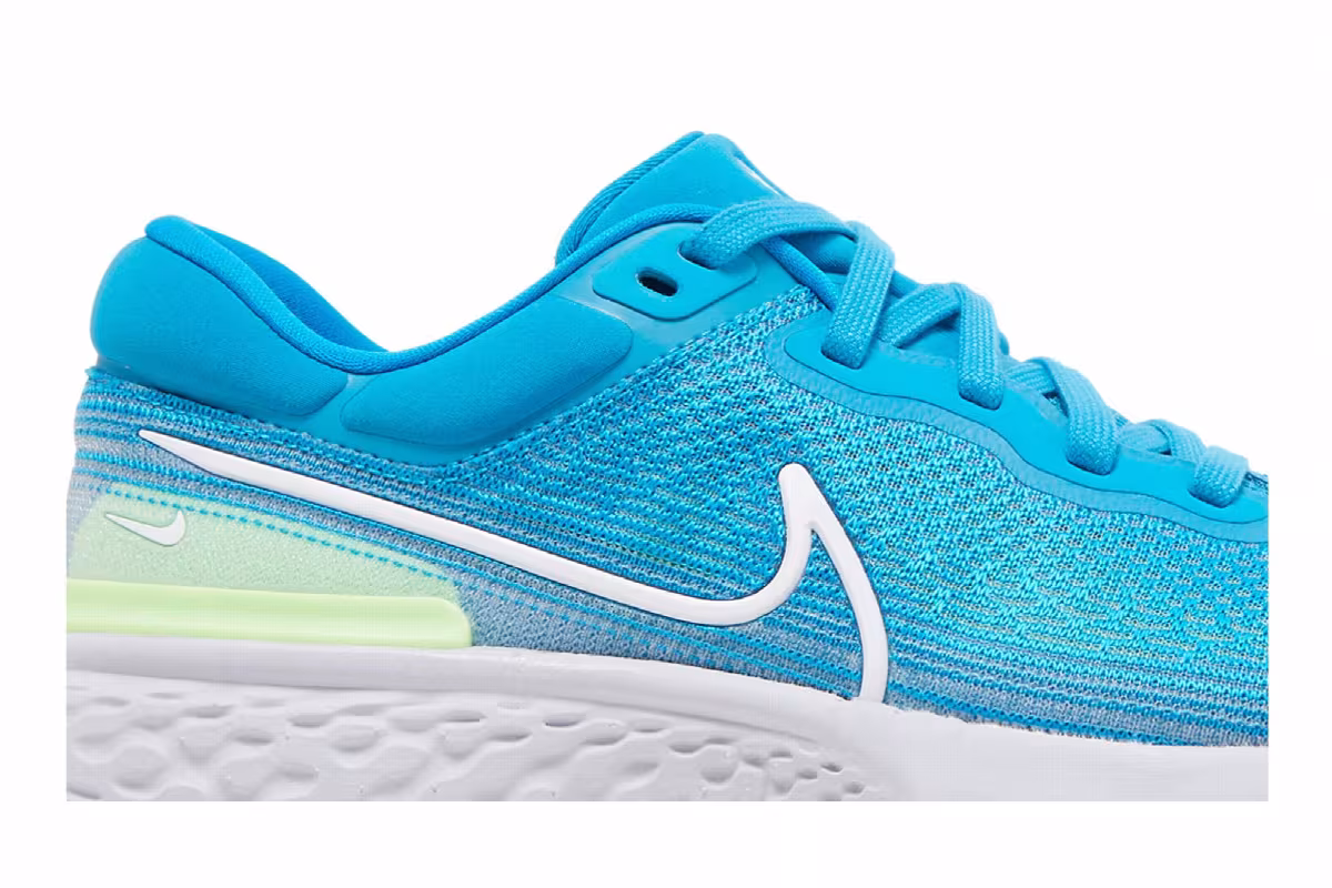 Nike ZoomX Invincible Run Flyknit Blue Orbit Lime Glow, view 3
