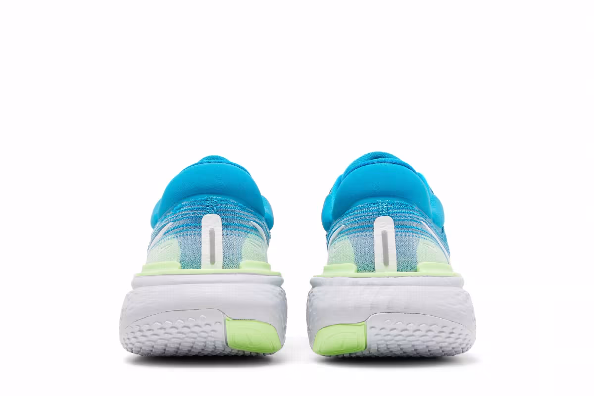 Nike ZoomX Invincible Run Flyknit Blue Orbit Lime Glow, view 7