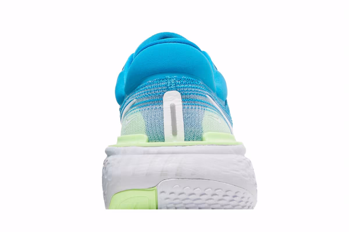 Nike ZoomX Invincible Run Flyknit Blue Orbit Lime Glow, view 8