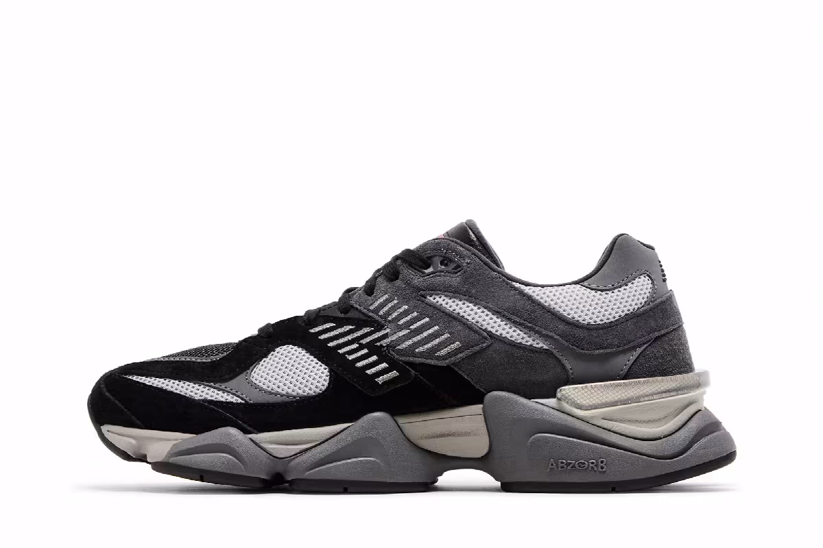 New Balance 9060 Black Castlerock, view 4