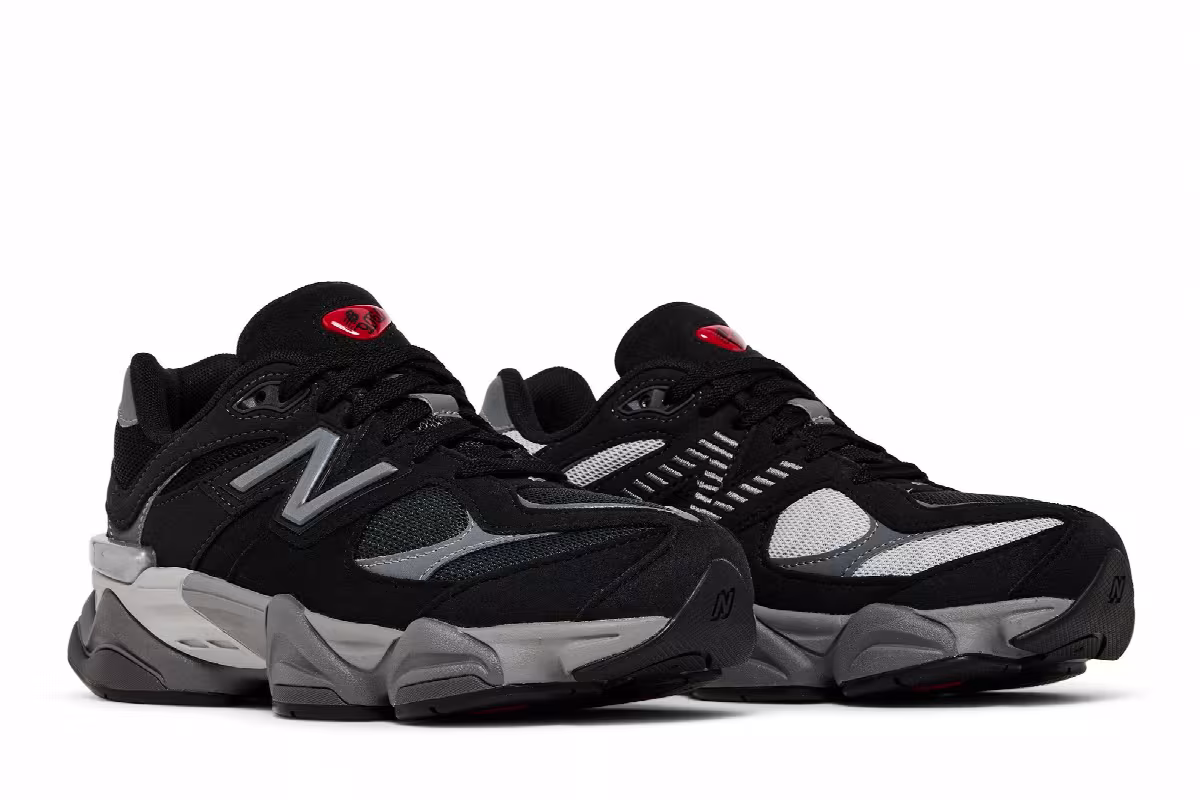 New Balance 9060 Big Kid Black Castlerock, view 9