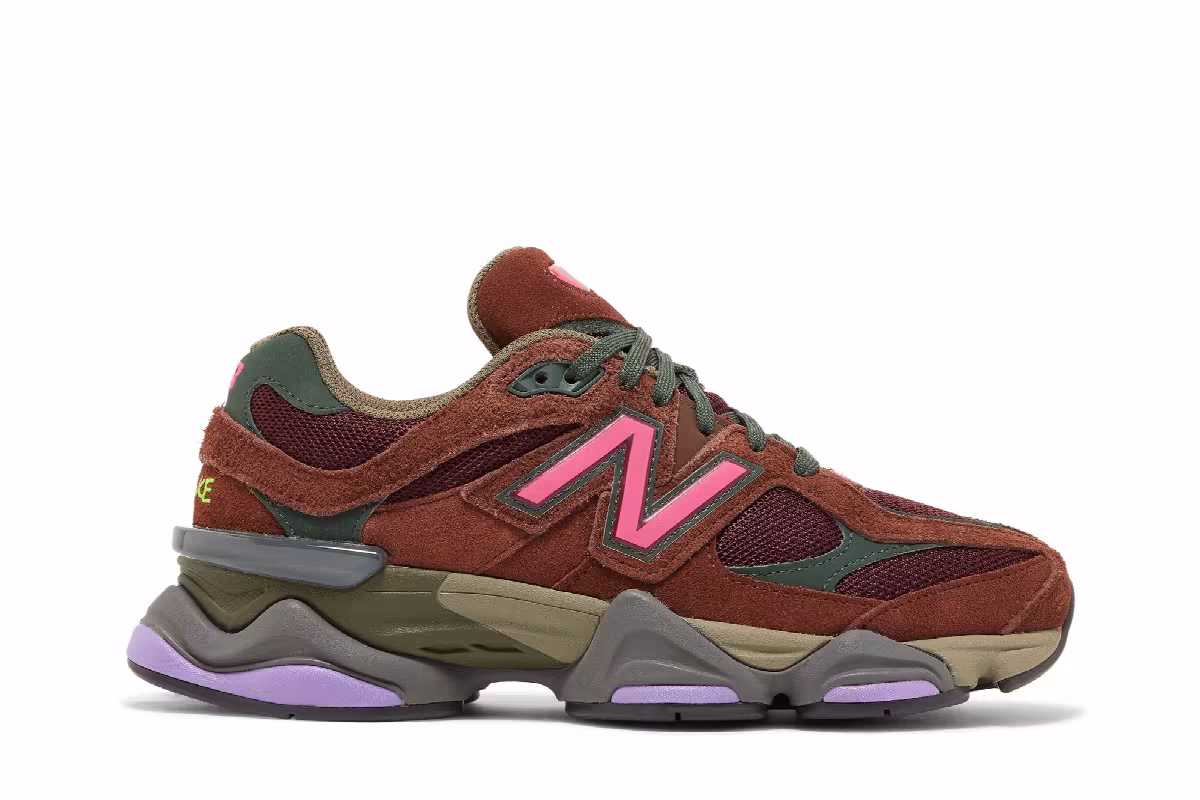 New Balance 9060 Burgundy Pink, view 2
