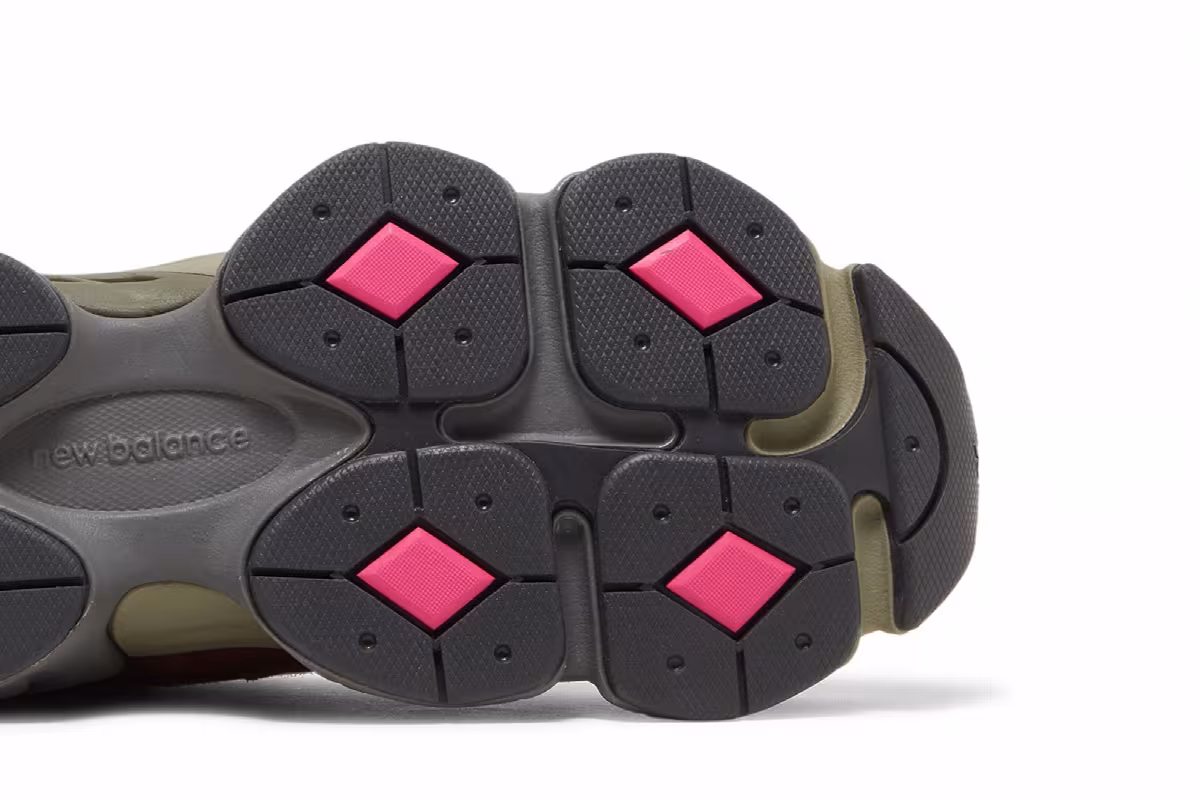 New Balance 9060 Burgundy Pink, view 6