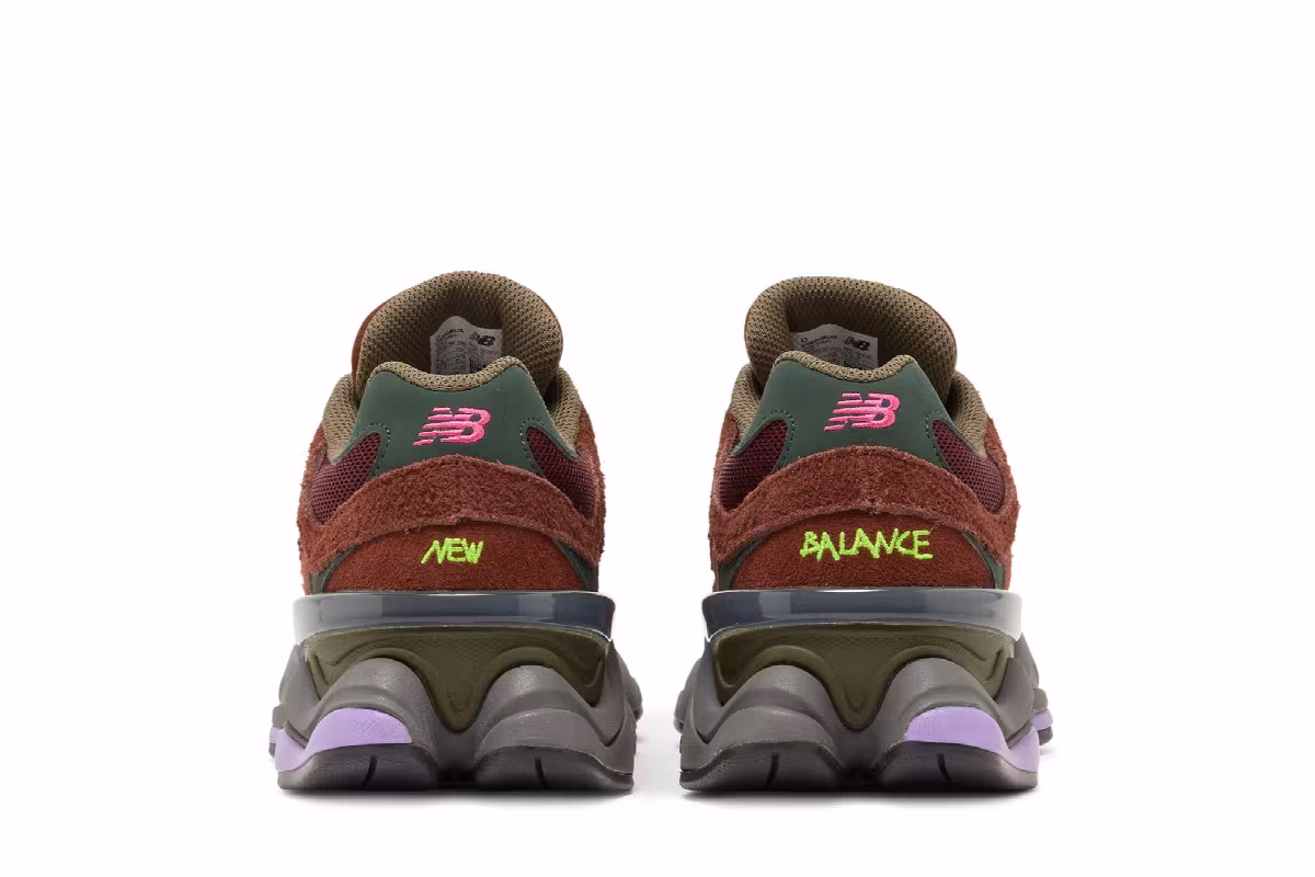 New Balance 9060 Burgundy Pink, view 7