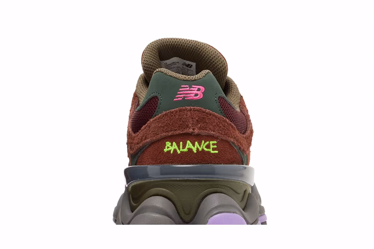 New Balance 9060 Burgundy Pink, view 8