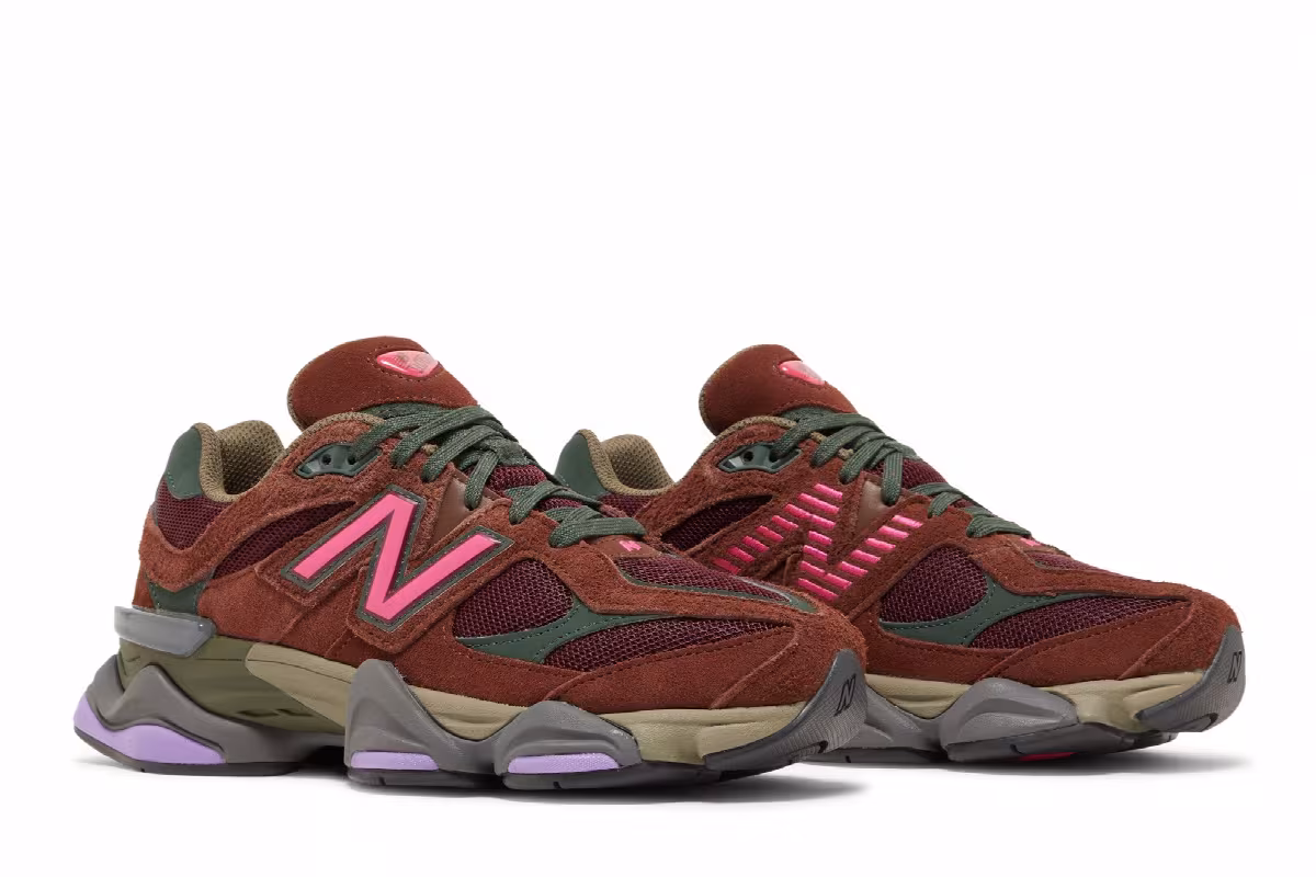 New Balance 9060 Burgundy Pink, view 9