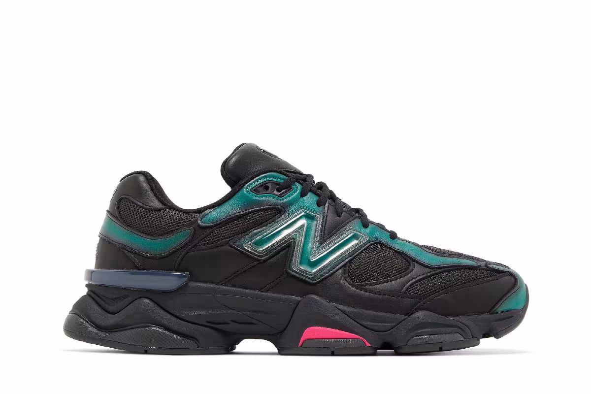 Mowalola x New Balance 9060 Burglarwear - Teal, view 2