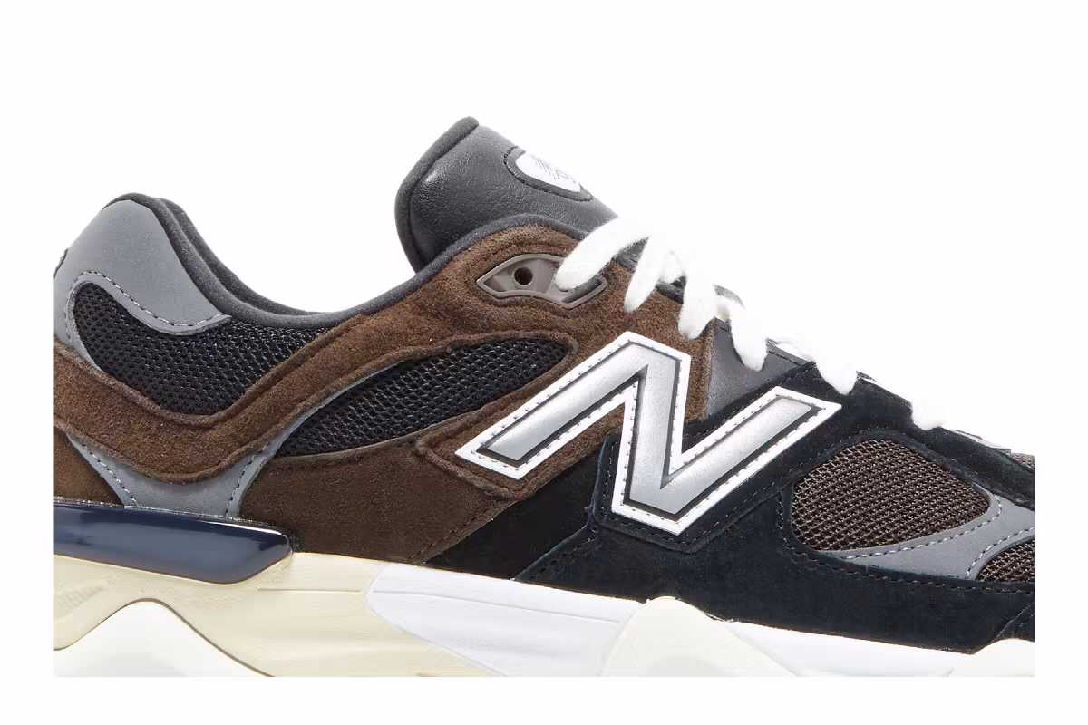 New Balance 9060 Brown Black, view 3