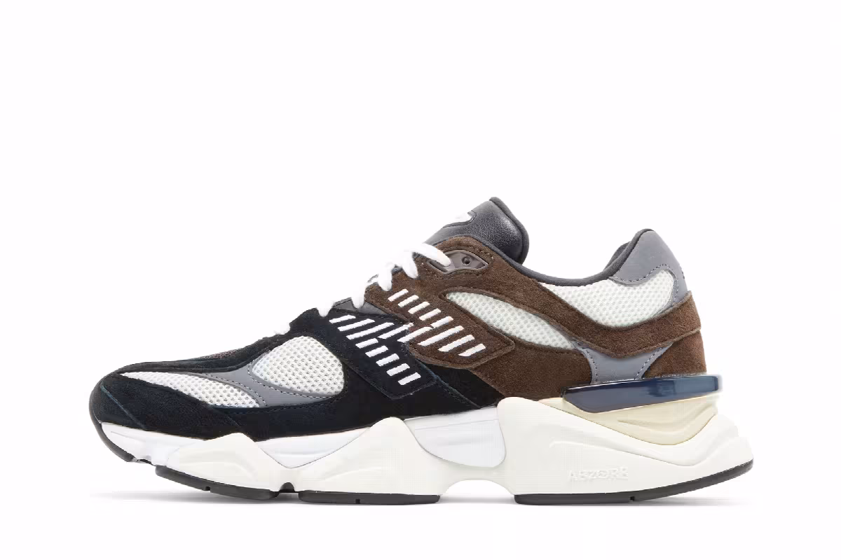 New Balance 9060 Brown Black, view 4