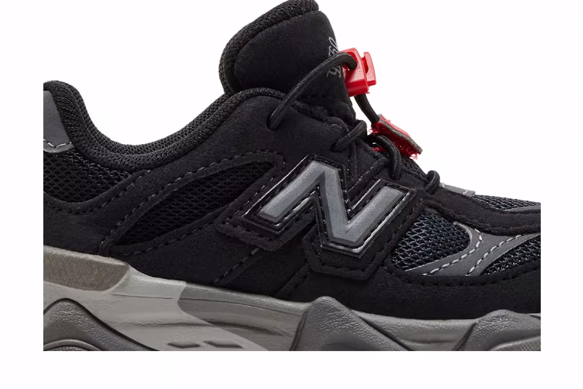 New Balance 9060 Toddler Black Castlerock, view 3