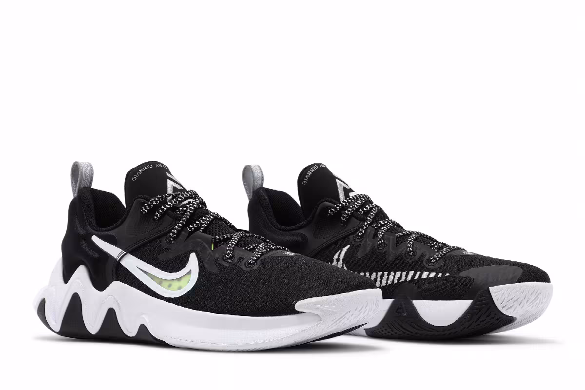 Nike Giannis Immortality Black Volt, view 9