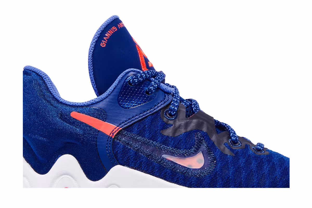 Nike Giannis Immortality GS Deep Royal Blue Crimson, view 3