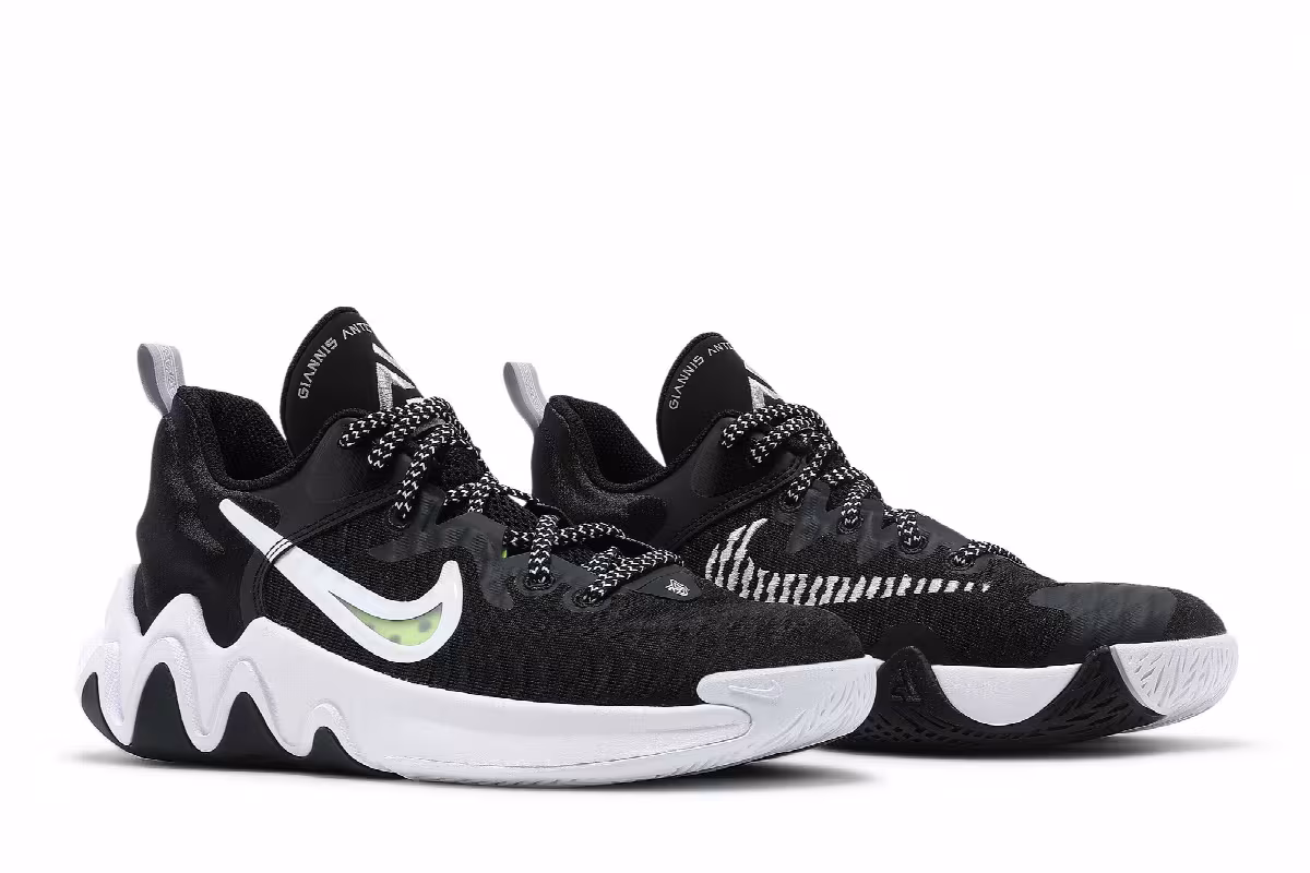 Nike Giannis Immortality GS Black Volt, view 9