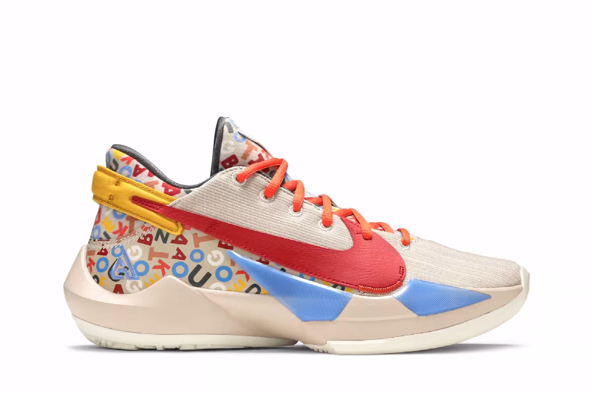 Nike Zoom Freak 2 Letter Bro, view 2