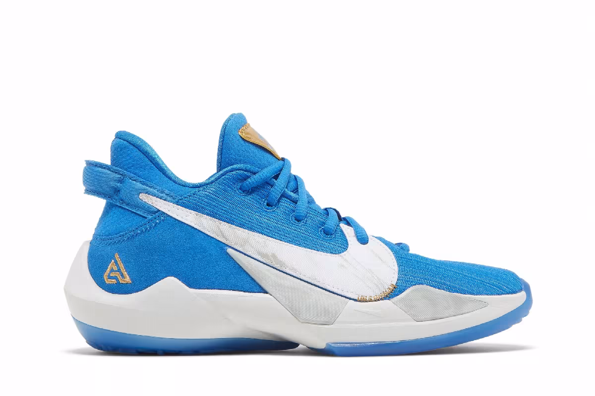 Nike Zoom Freak 2 SE GS Signal Blue, view 2