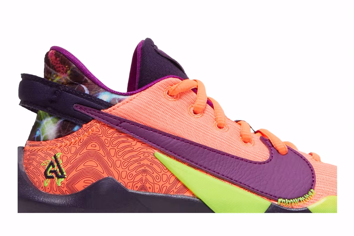 Nike Zoom Freak 2 SE GS Bright Mango, view 3