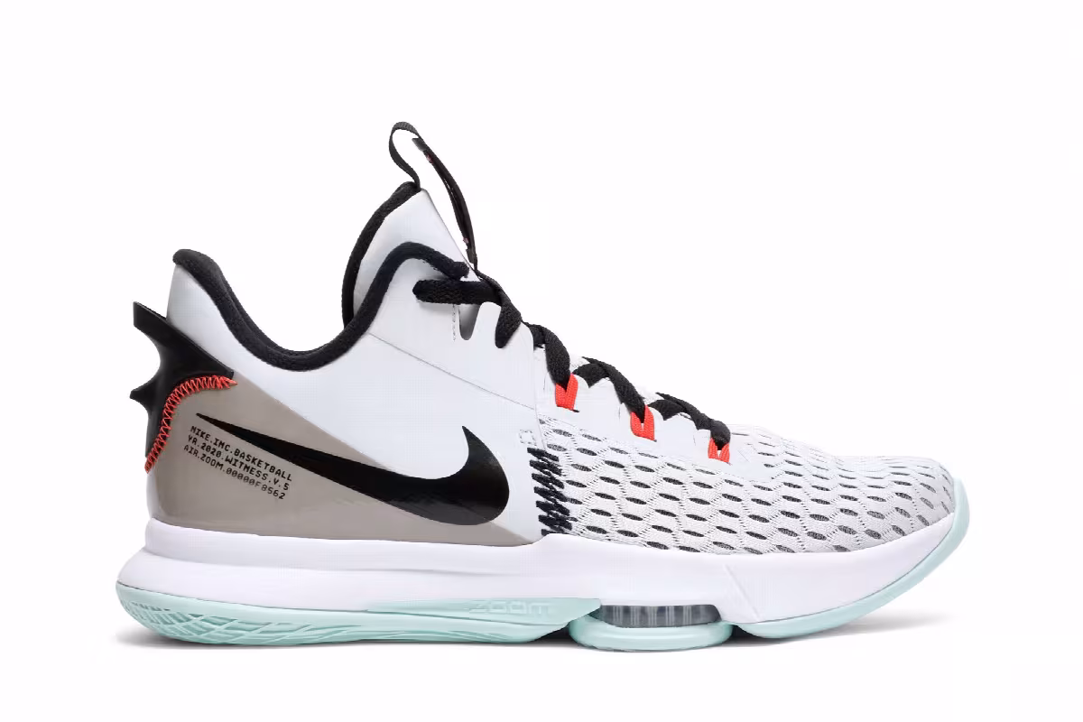 Nike LeBron Witness 5 Pure Platinum Light Dew, view 2