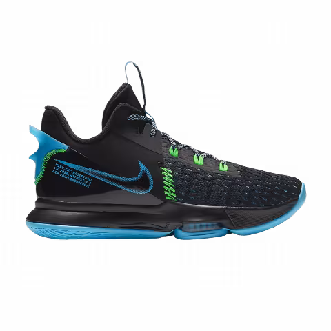Nike LeBron Witness 5 'Black Light Blue Fury'