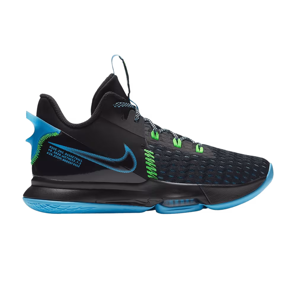 Nike LeBron Witness 5 Black Light Blue Fury