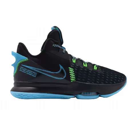 Nike LeBron Witness 5 EP 'Black Light Blue Fury'