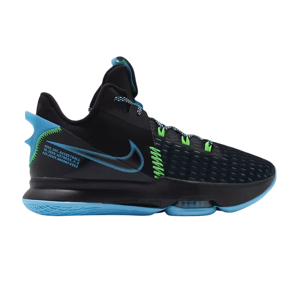 Nike LeBron Witness 5 EP Black Light Blue Fury