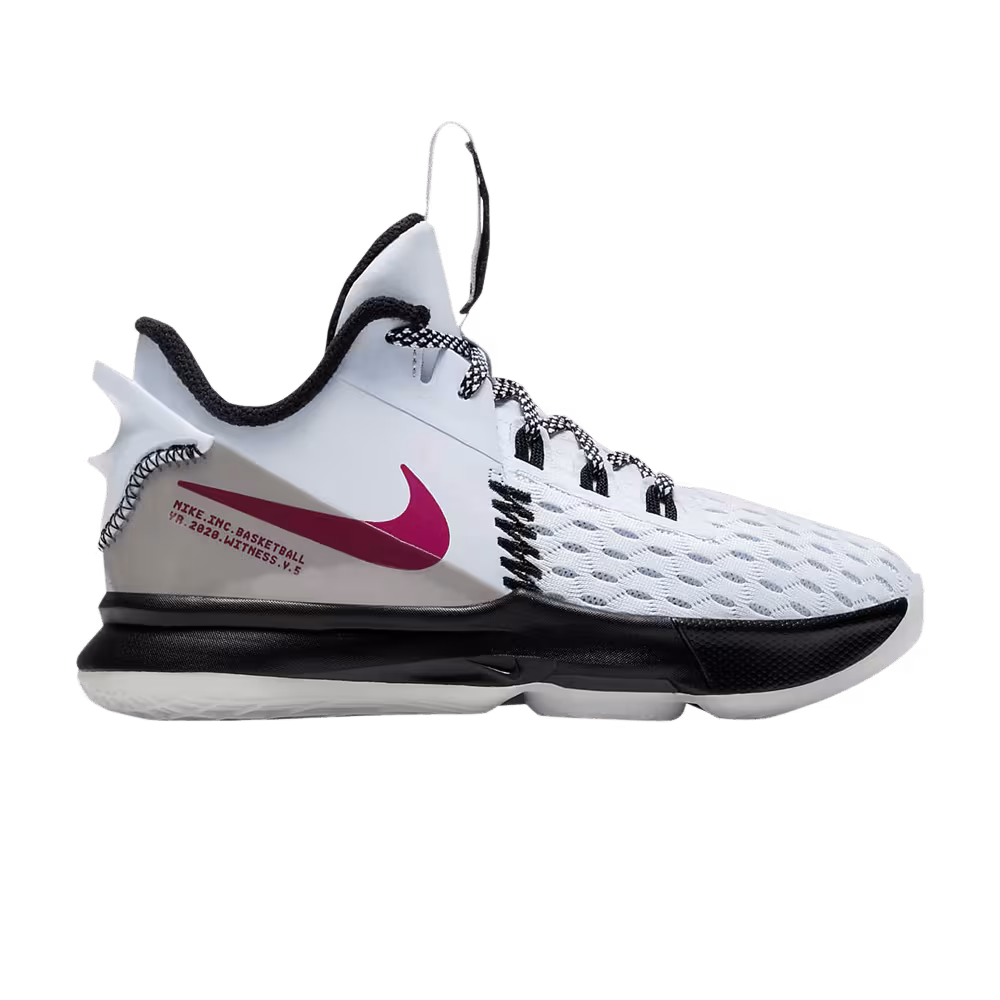 Nike LeBron Witness 5 PS Football Grey Fireberry
