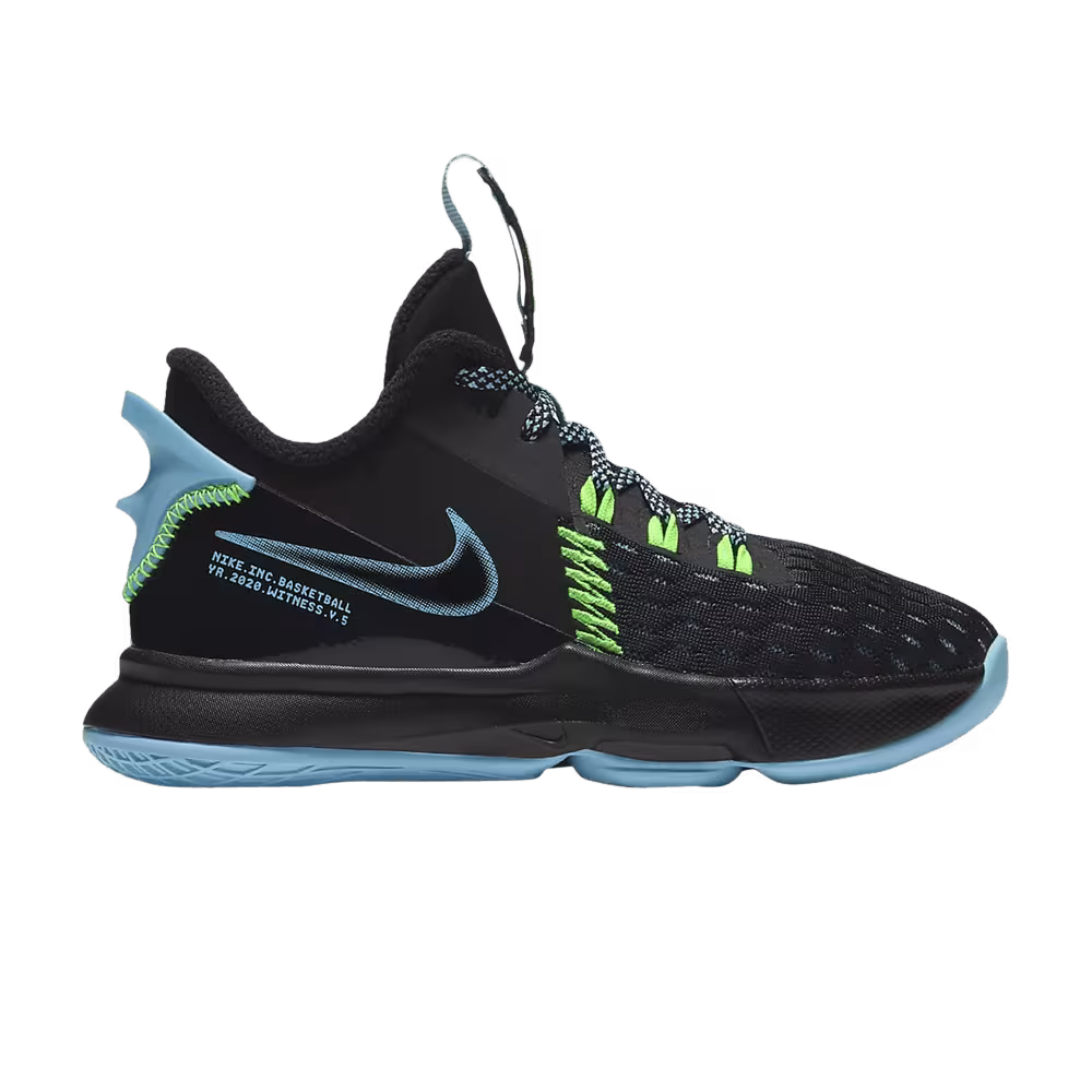Nike LeBron Witness 5 PS Black Light Blue Fury