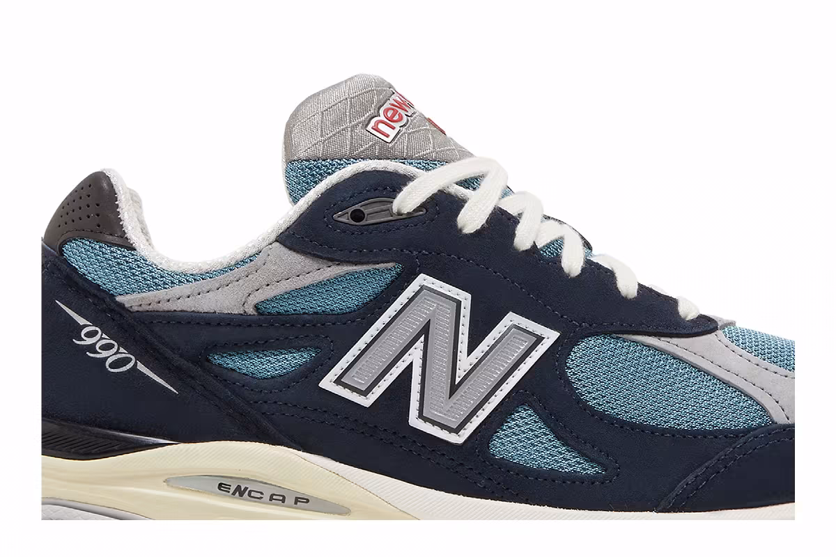 Teddy Santis x New Balance 990v3 Made in USA Navy, view 3